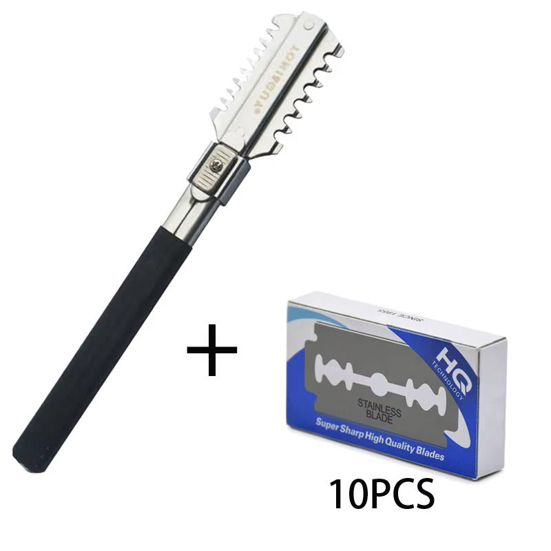 Home Barbershop - Double-Edge Shaving Haircut Razor Knife Blades