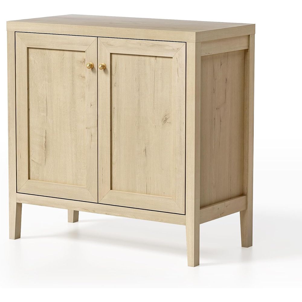 Home Bar Shelf - Sideboard Buet Cabiwith Adjusable Shelves, armhouse