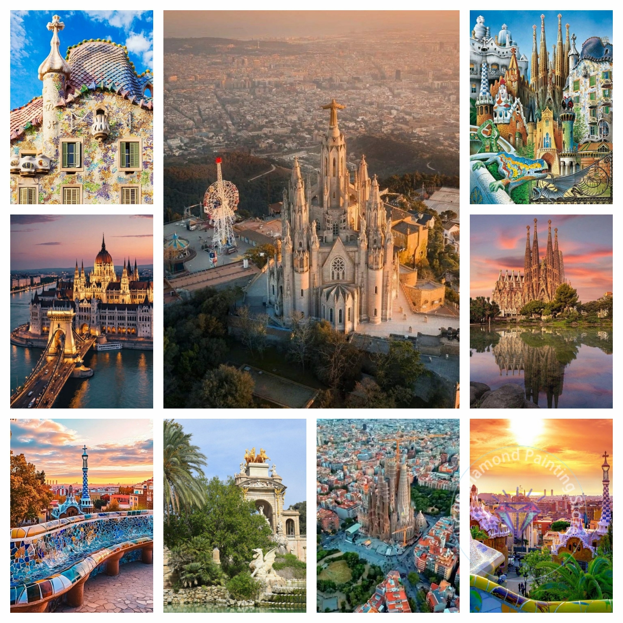 Home Barcelona - Park Guell Barcelona Spain Scenery Beauty