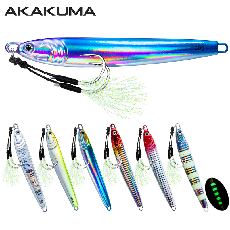 Jigger Double Sided - 7Pcs 40g 60g 80g 100g Luminous