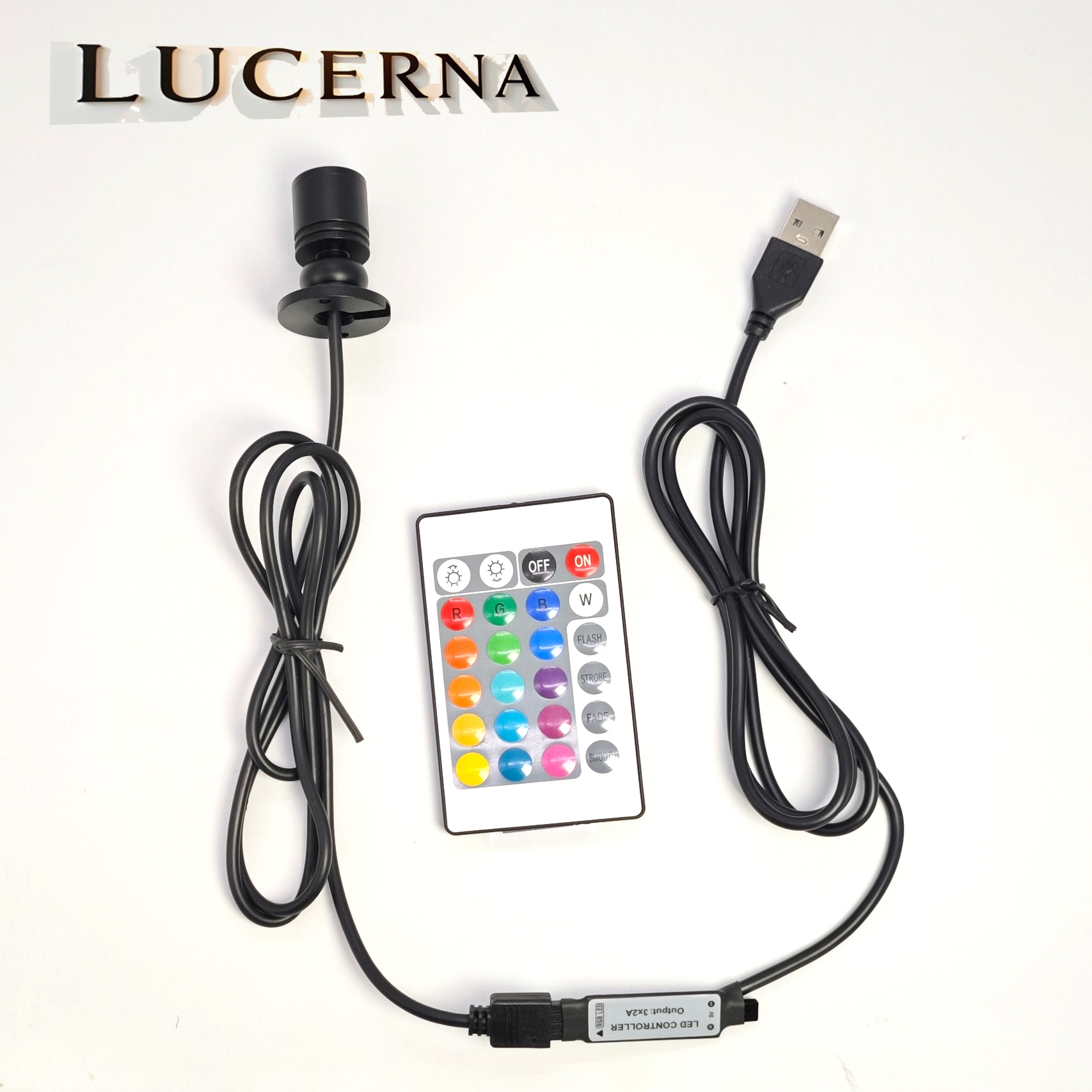 Home Bar And Counter - USB 5V RGB Mini LED Spotlight