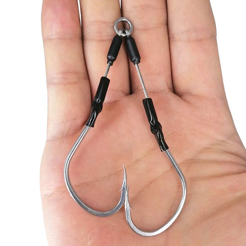 Jigger Double Sided - 2pairs/bag Slow Fast Jigging Hook BKK