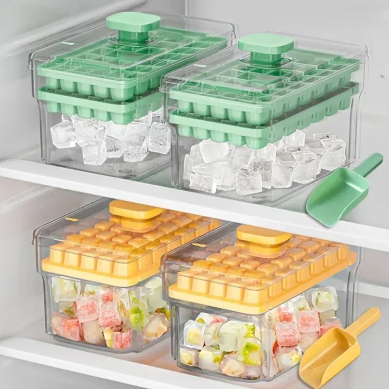 Ice Mold Sphere - 68 Grids Ice Cube Tray with