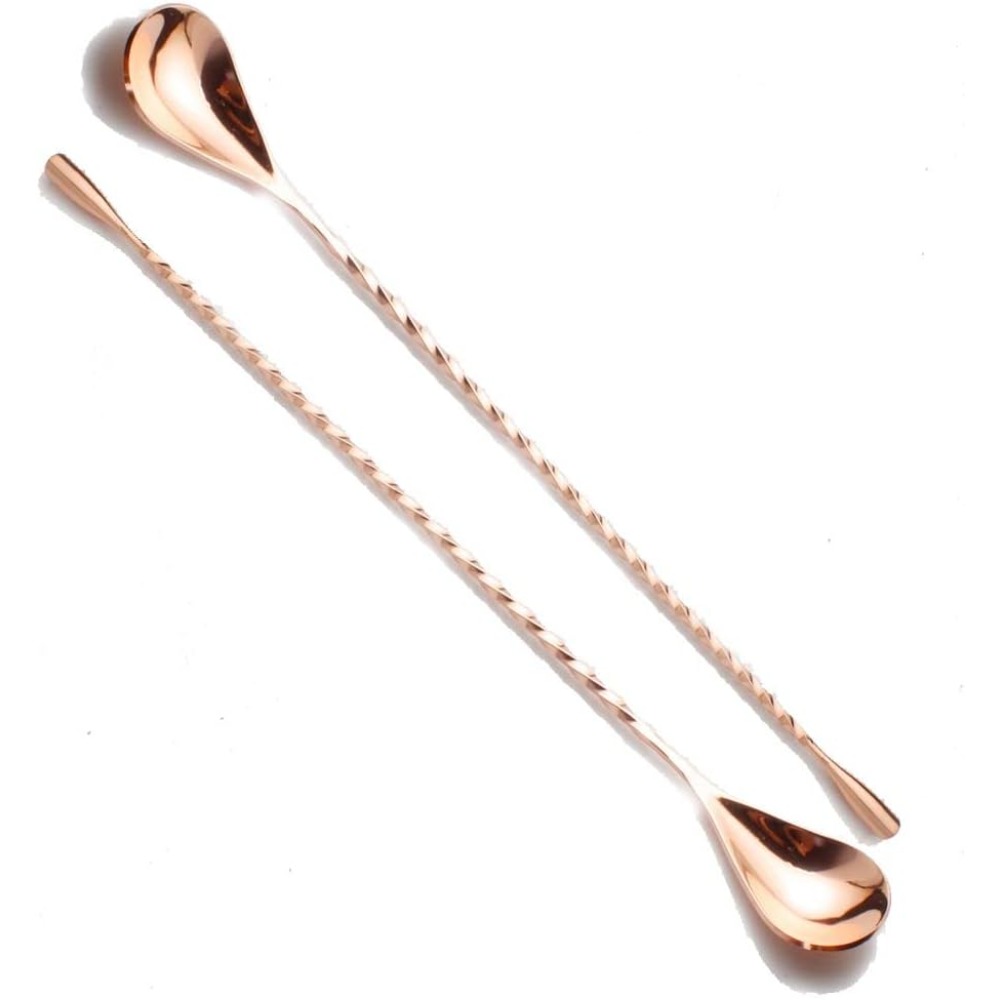 Bar Spoon Twisted - Professional 12 Inch Bar Spoons Set