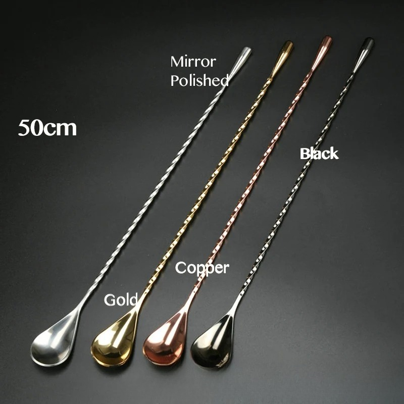 Bar Spoon Twisted - 50cm Cocktail Bar Spoon 304 Stainless