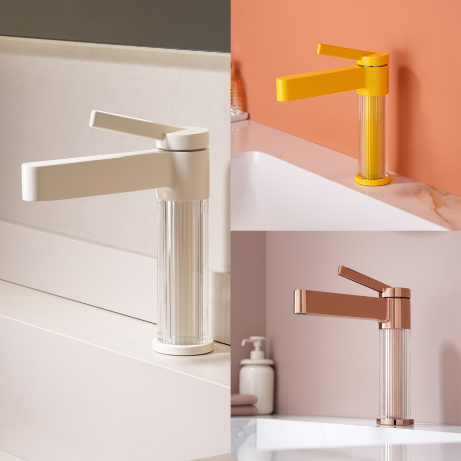 Home Bar Sink - Brass bathroom washbasin faucet with single