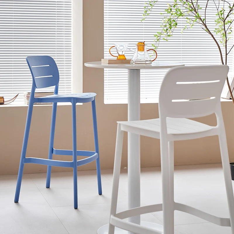 Home Bar Lounge - Luxury Plastic Bar Chairs Stacked Outdoor