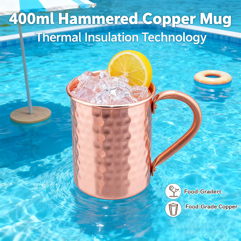 Mule Copper Mug - New 100% Copper Cups Pure Solid