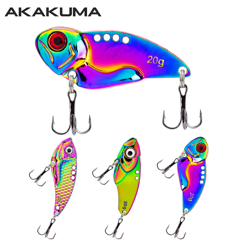 Jigger Double Sided - 3PCS Metal Colorful VIB Lure 5g