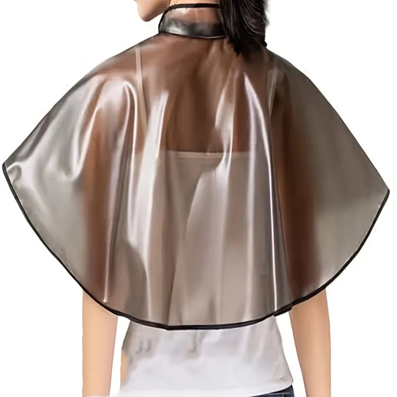Home Barber - 1pc Waterproof Transparent Hair Cutting Cape,