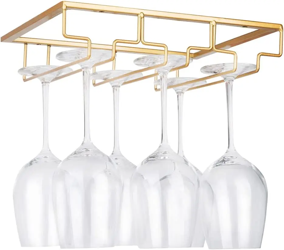 Home Bar And Cabinet - Wine Glass Hanger Rack for Bar