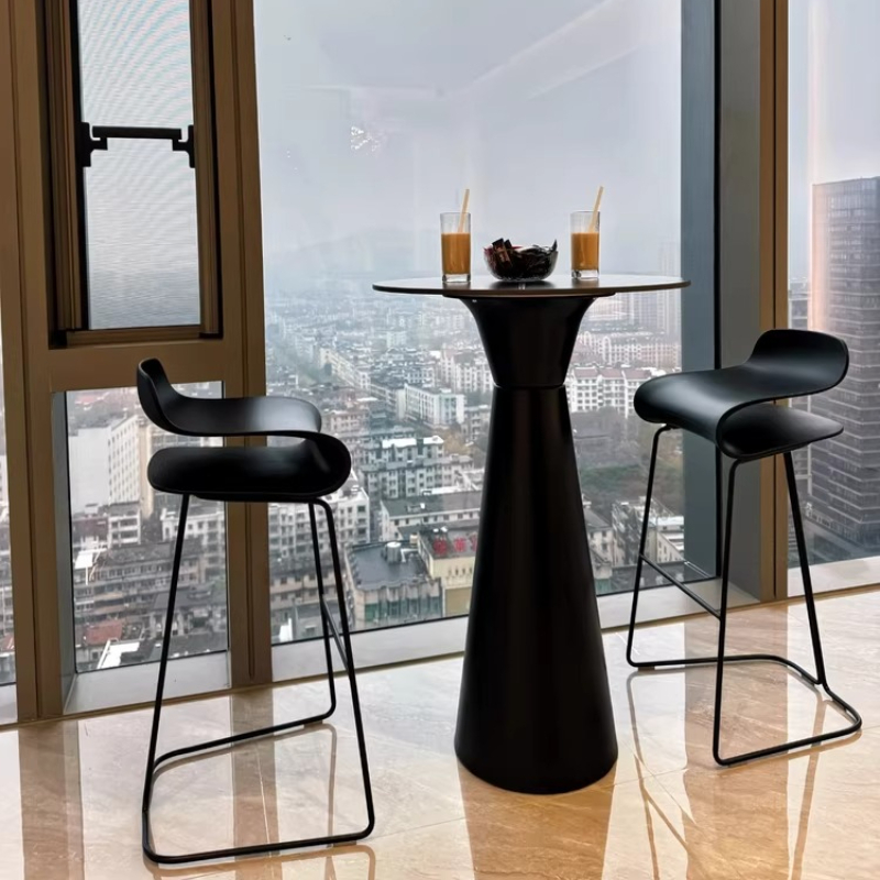 Home Bar Seating - Outdoor Iron Bar Stool,Luxury Design High