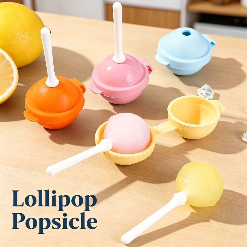 Ice Mold Sphere - 4 PCS Lollipop Ice Ball Mold