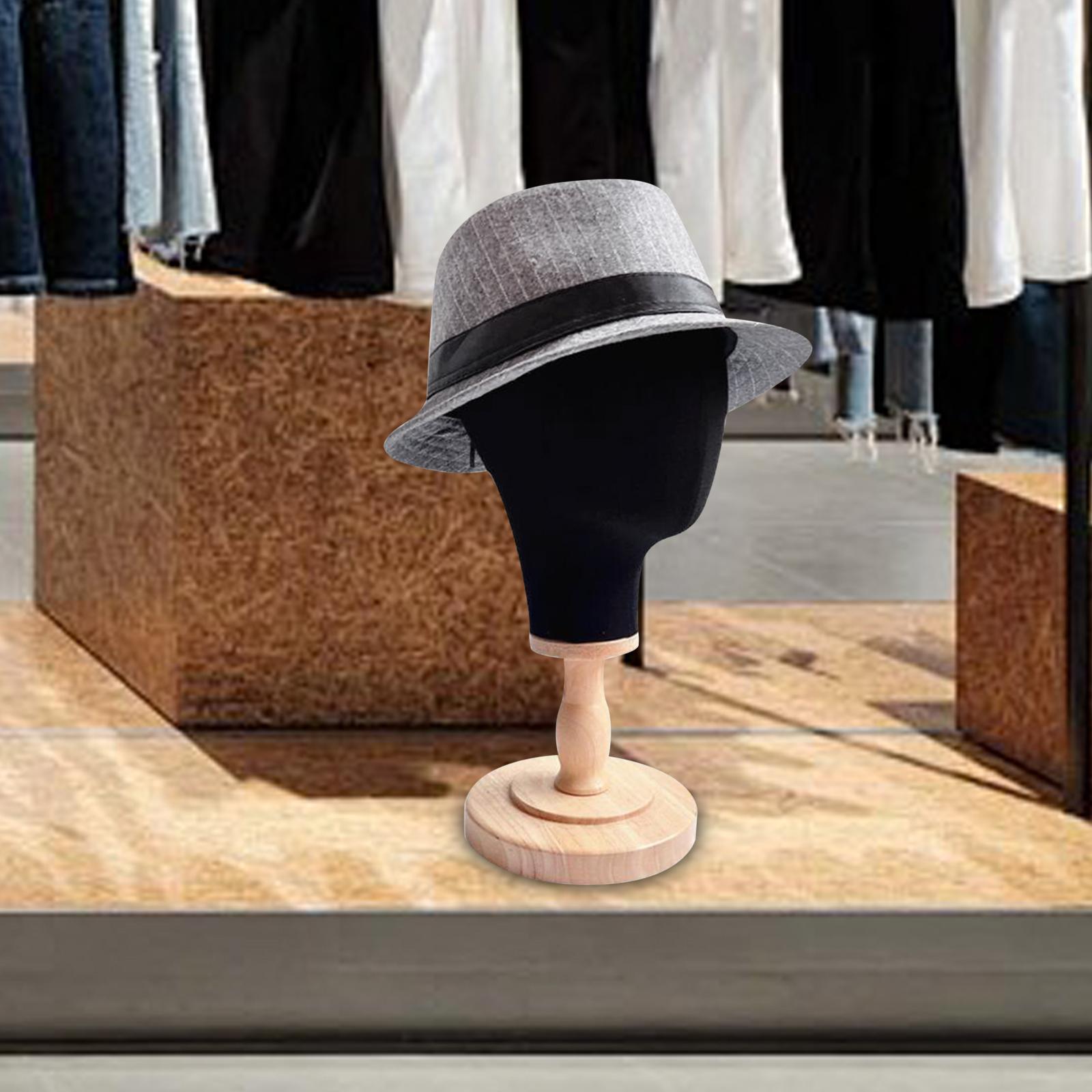 Home Barbershop - Mannequin Head Wig Stand Holding Headdress,