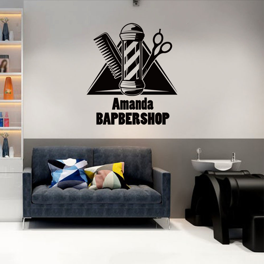 Home Barbershop - 1PC Hot Sale Barbershop Personalized Text