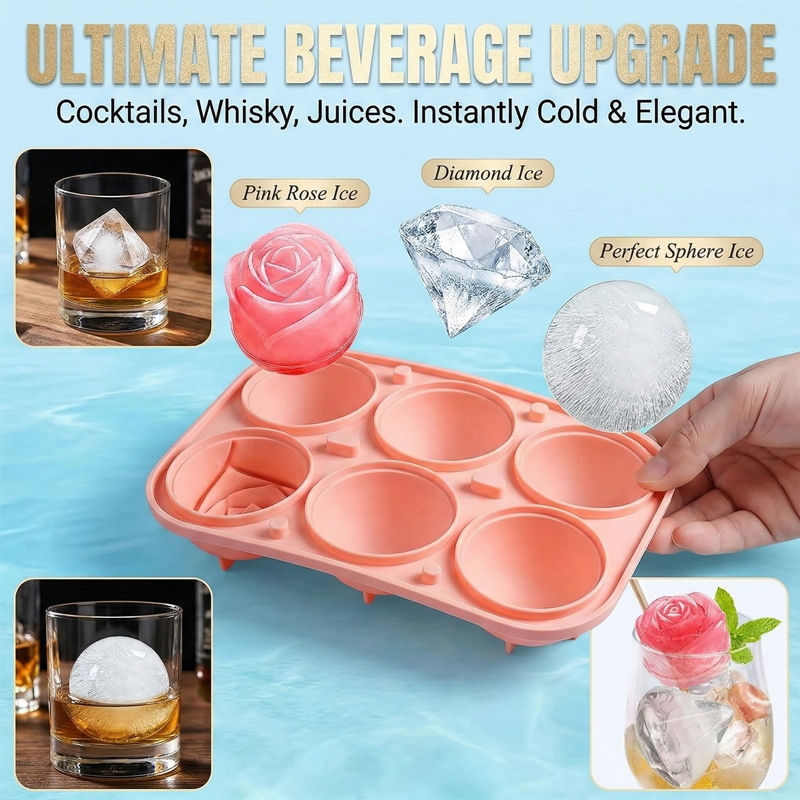 2026 Large Ice Tray with Lid S - Ice Mold Sphere recension och pris