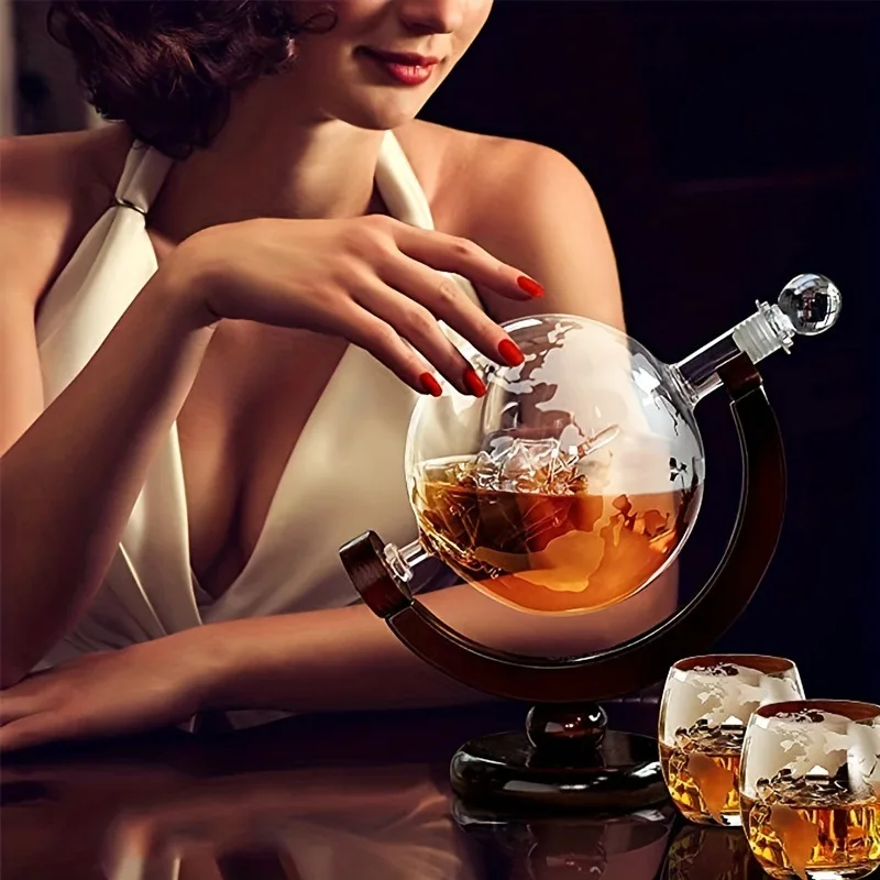 850ml Whiskey Globe Decanter S - Decanter Globe Set recension och pris