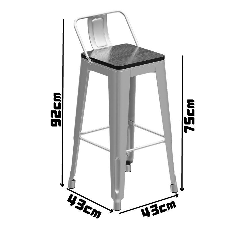 ‌Industrial Bar Table | Metal  - Home Bar Stools recension och pris