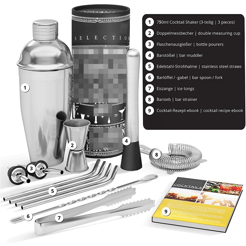 Basic  Bar Mixing Supply Kit,  - Bar Spoon Twisted recension och pris