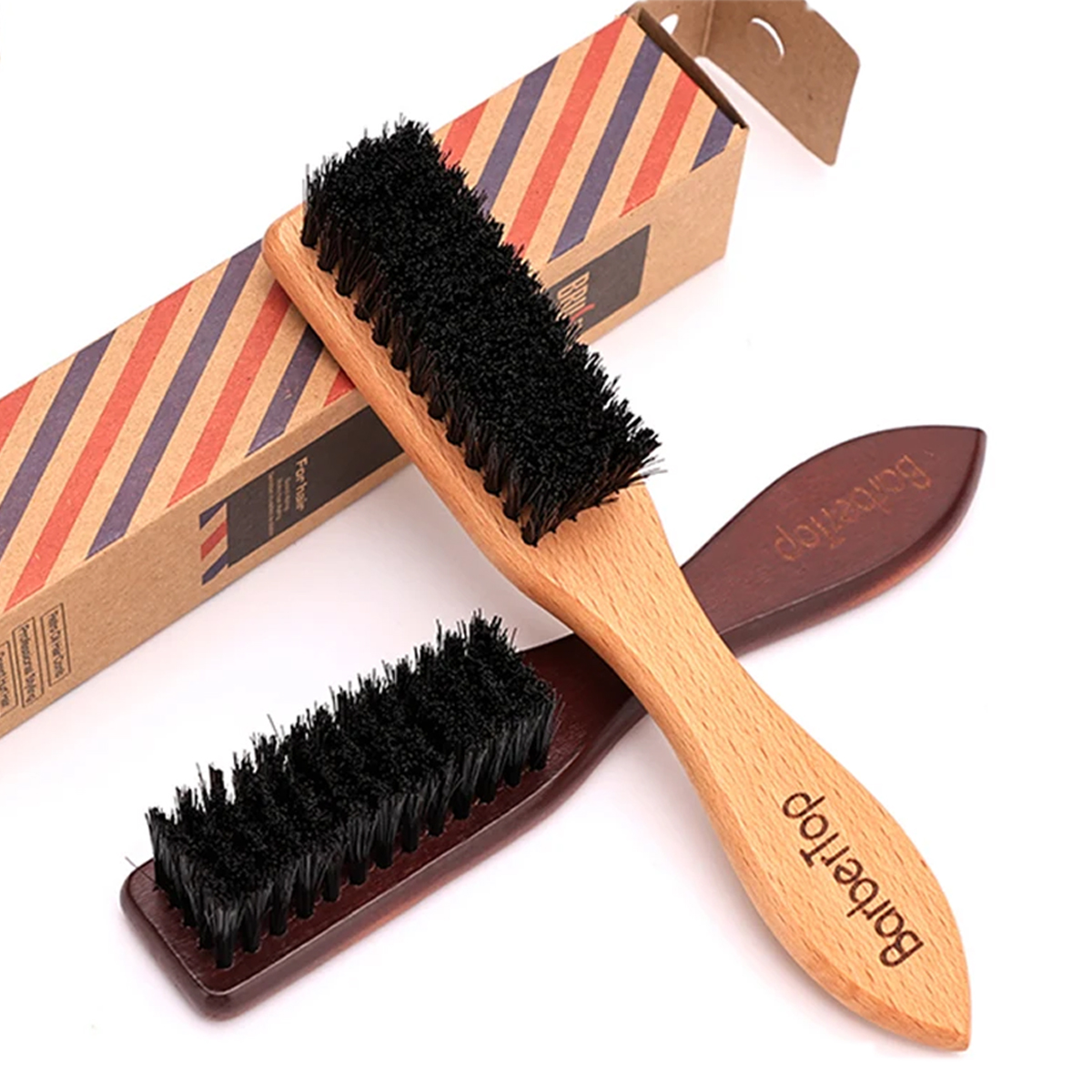 Barbershop Wooden Handle Boar  - Home Barbershop recension och pris