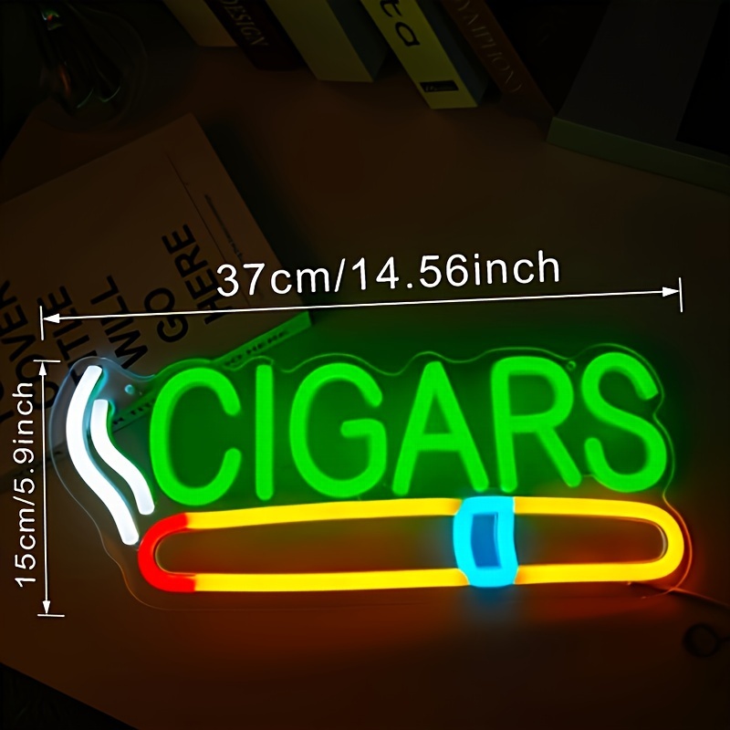 Cigar Shop Neon Sign, For Home - Home Bar Lounge recension och pris