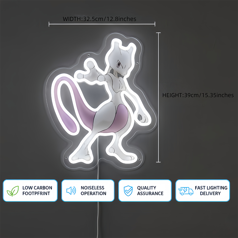 Custom Anime Pokemon Mewtwo Ac - Home Bar Supplies recension och pris