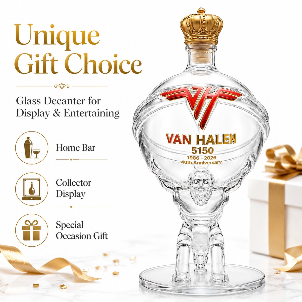 Van Halen 5150 40th Anniversar - Decanter Globe Set recension och pris