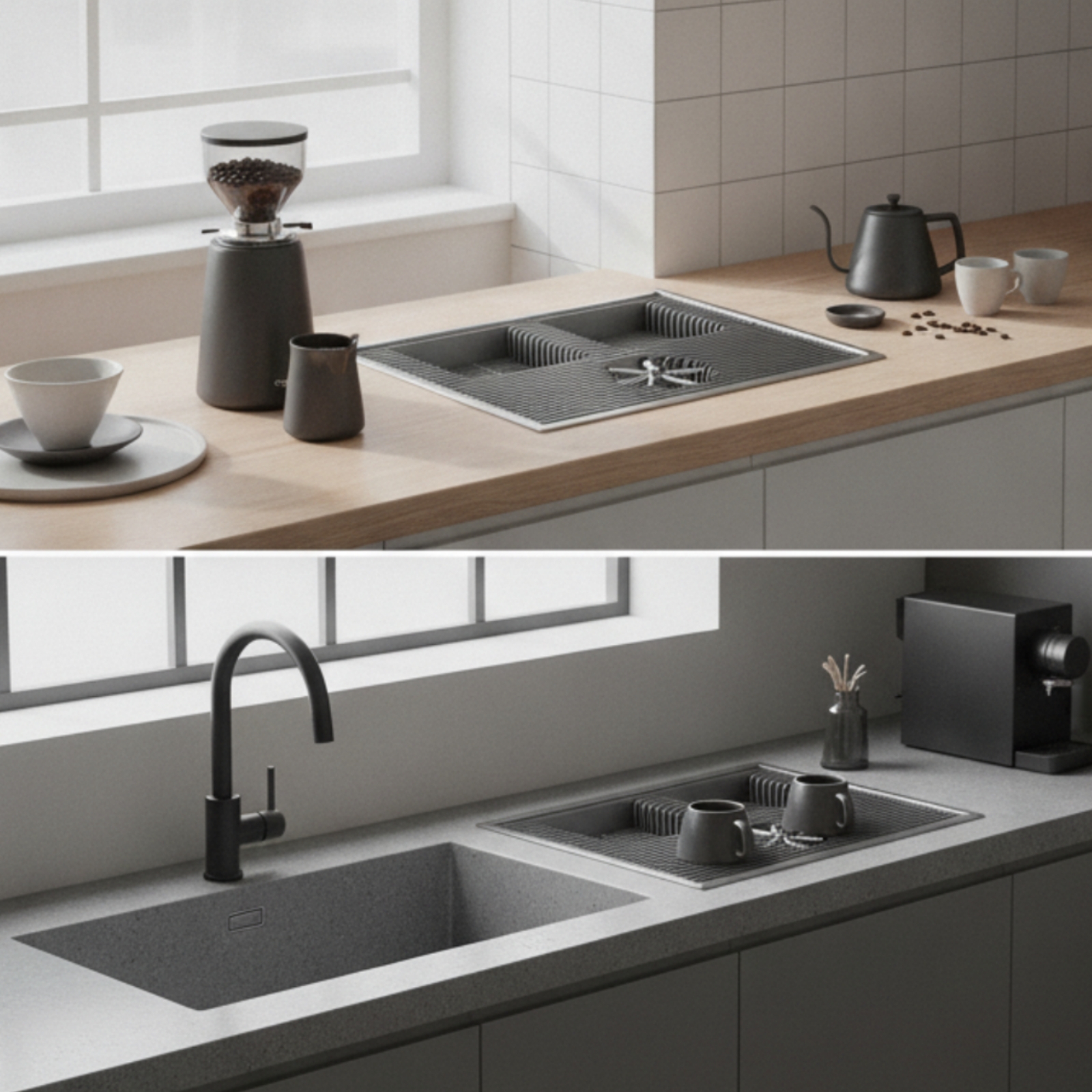 Flat Coffee Drainage Tray Buil - Home Barista recension och pris