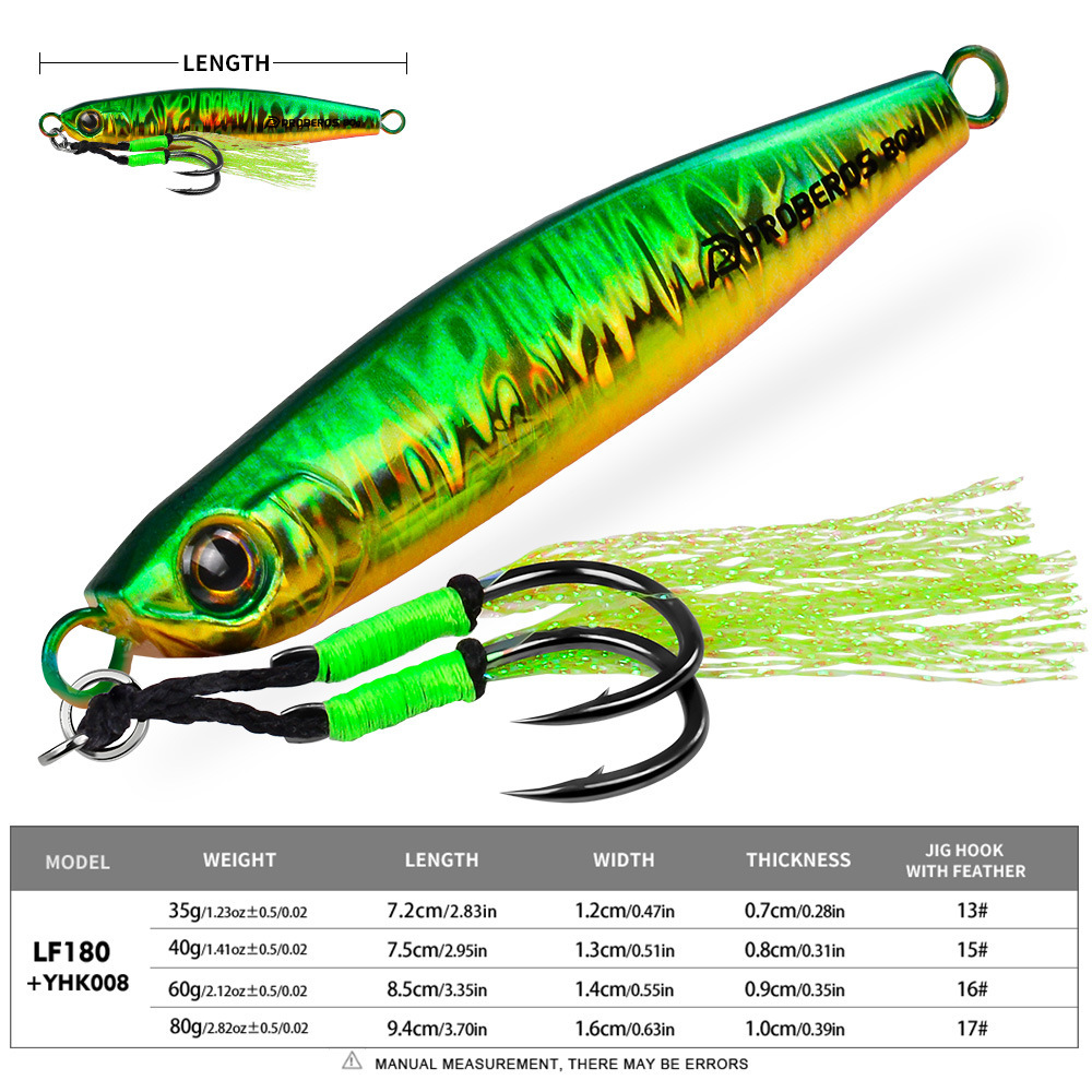 LHFSH 35g-80g Long Cast Metal  - Jigger Double Sided recension och pris