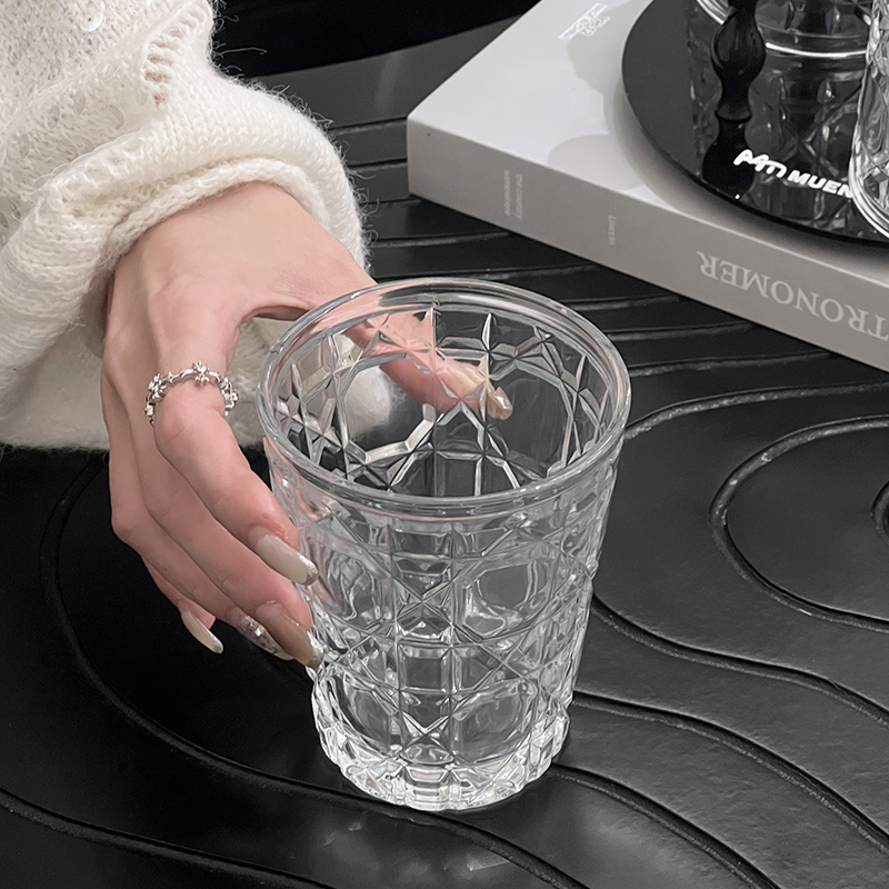 2pcs 310ml Vintage Diamond Pat - Old Fashioned Glass recension och pris