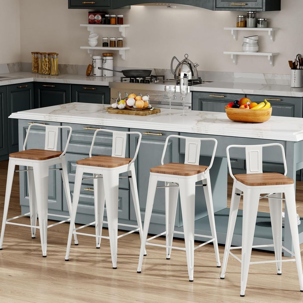 26 Inch Bar Stools Set o 4 Ind - Home Bar And Counter recension och pris