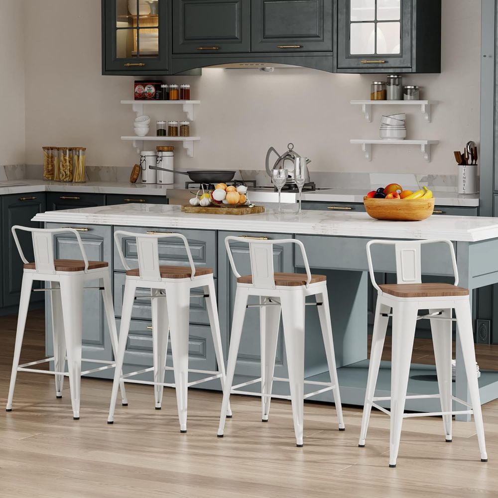 26 Inch Bar Stools Set o 4 Ind - Home Bar And Counter recension och pris