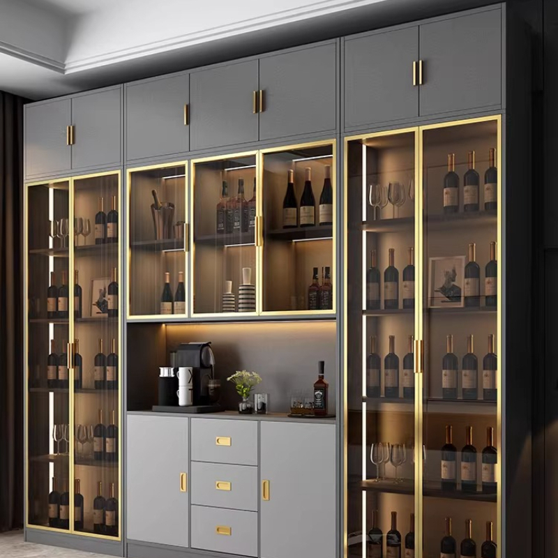 modern Wooden Display Wine Cab - Home Bar And Cabinet recension och pris