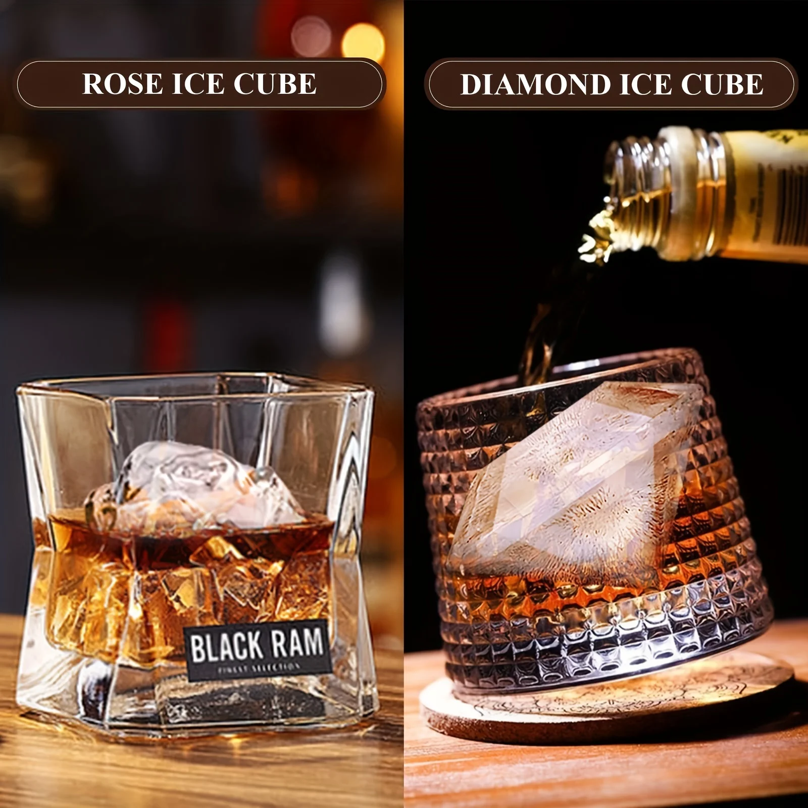 1pc 3D Rose Ice Cube Mold, Squ - Ice Mold Sphere recension och pris
