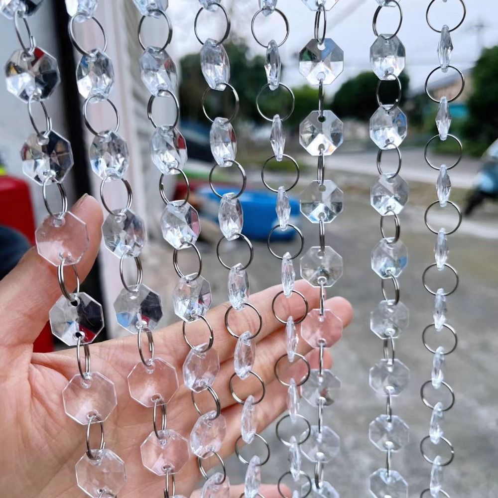 10PCS 100cm Clear Beaded Curta - Home Bargains recension och pris