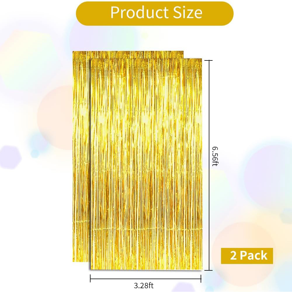 2Pack Gold Metallic Foil Tinse - Home Bargains recension och pris