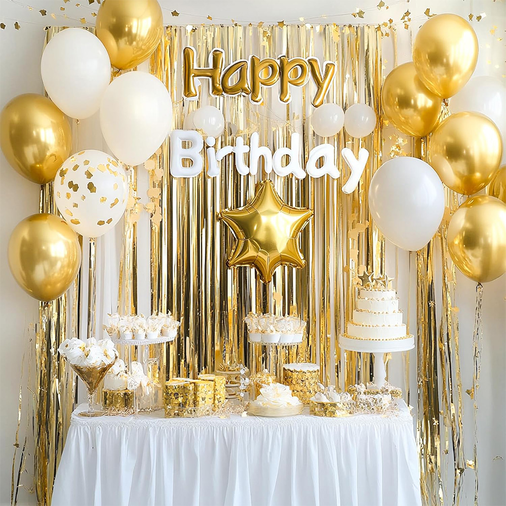 2Pack Gold Metallic Foil Tinse - Home Bargains recension och pris