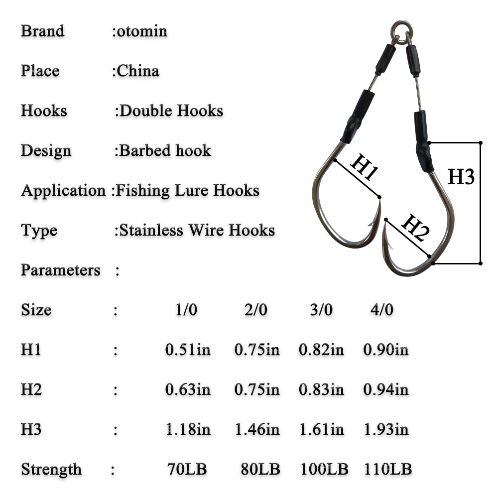 2pairs/bag Slow Fast Jigging H - Jigger Double Sided recension och pris
