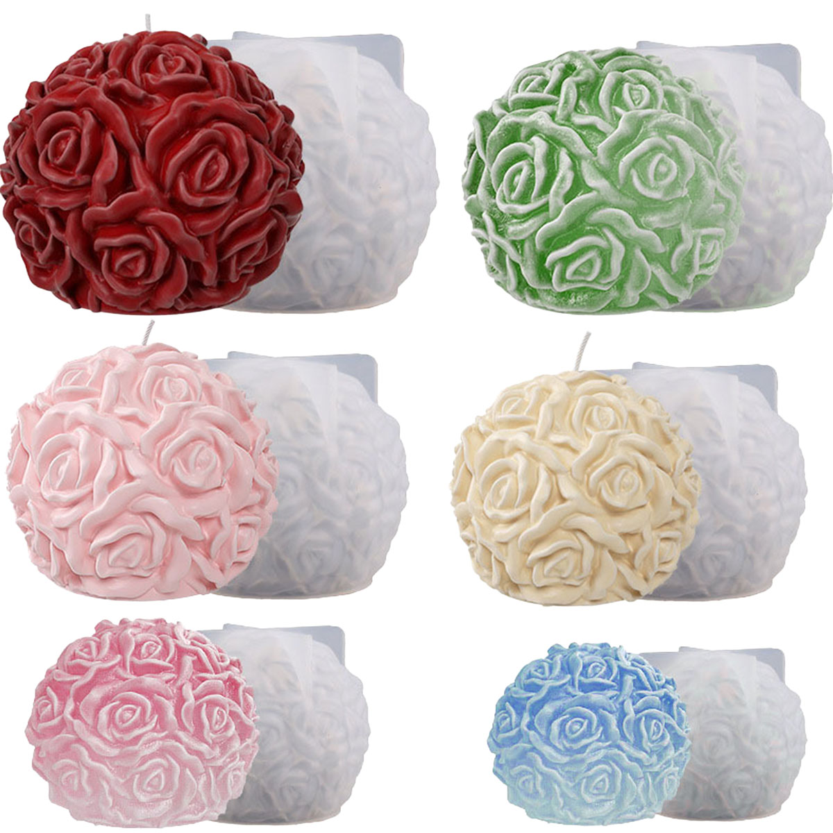 Multi Size Flower Series Candl - Ice Mold Sphere recension och pris