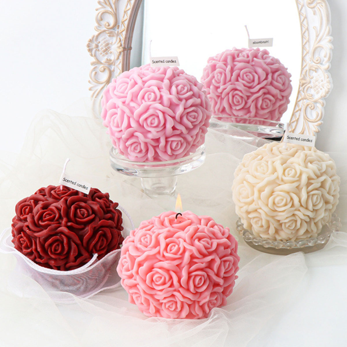 Multi Size Flower Series Candl - Ice Mold Sphere recension och pris