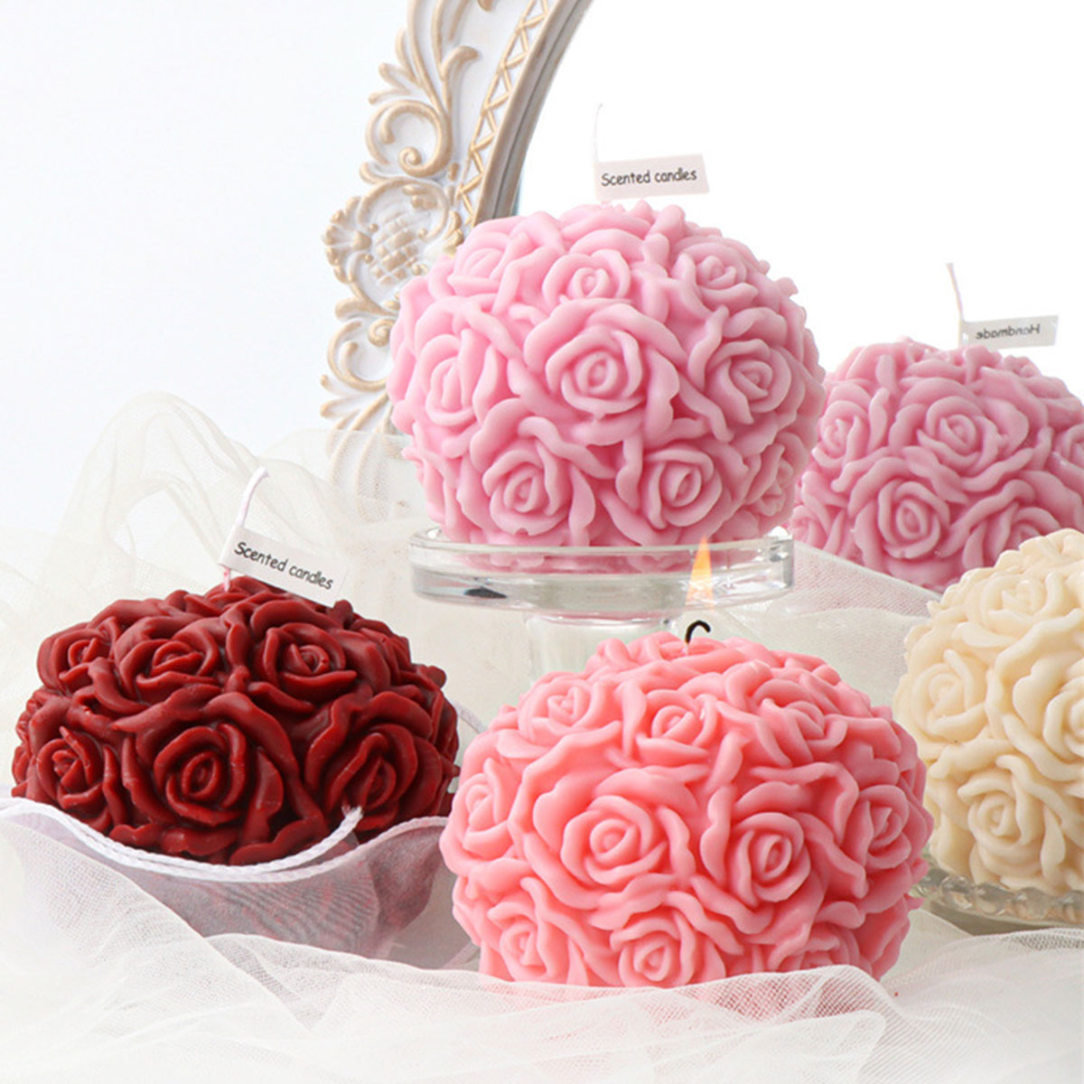 Multi Size Flower Series Candl - Ice Mold Sphere recension och pris