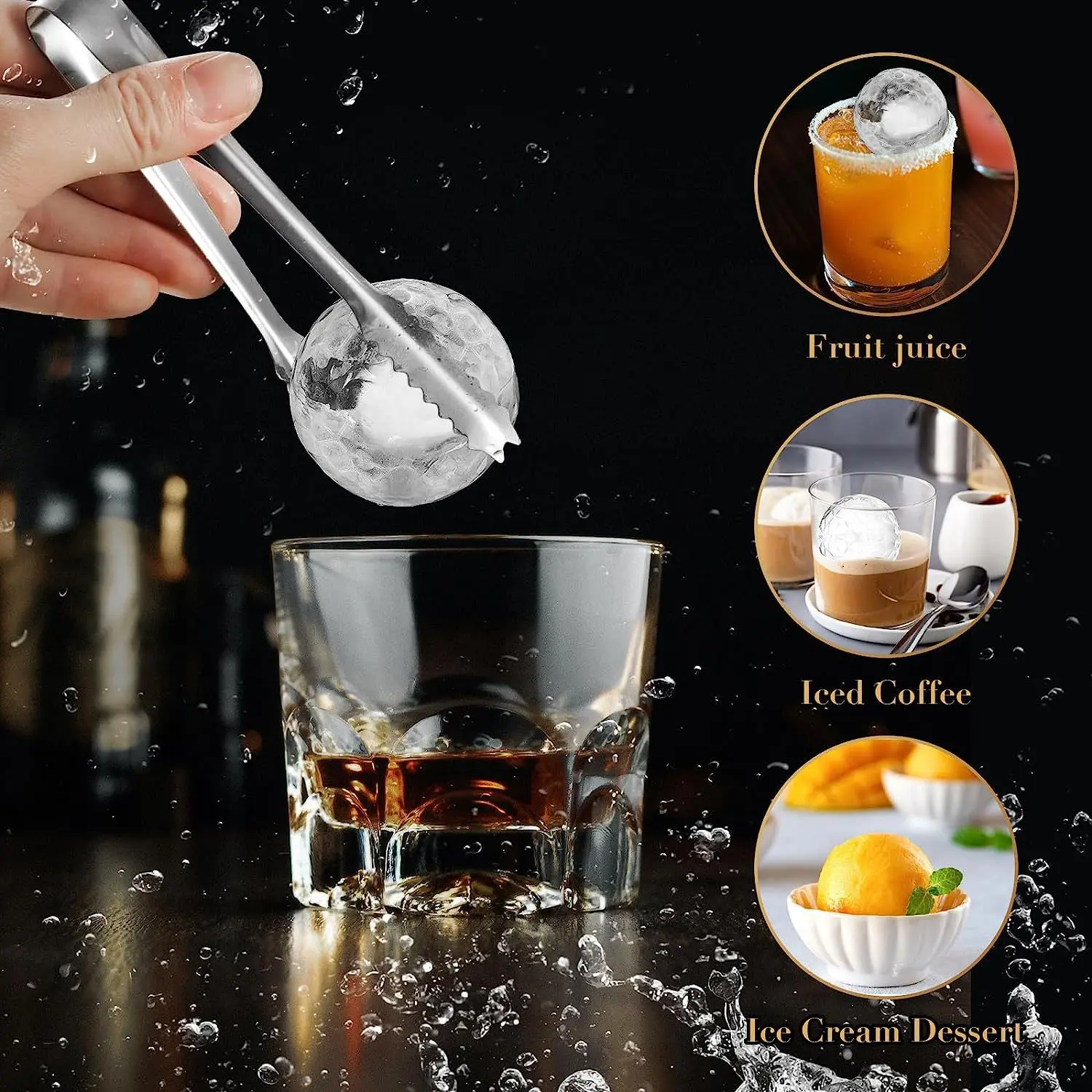 Food Grade Silicone Ice Ball M - Ice Mold Sphere recension och pris