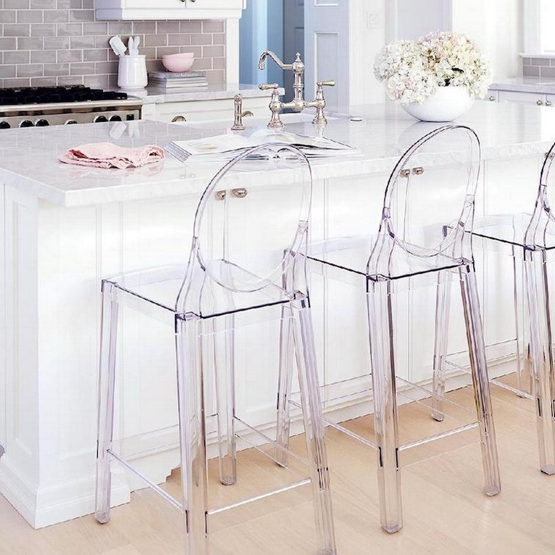 8Pcs Fashion Home Decor Clear  - Home Bar Stools recension och pris