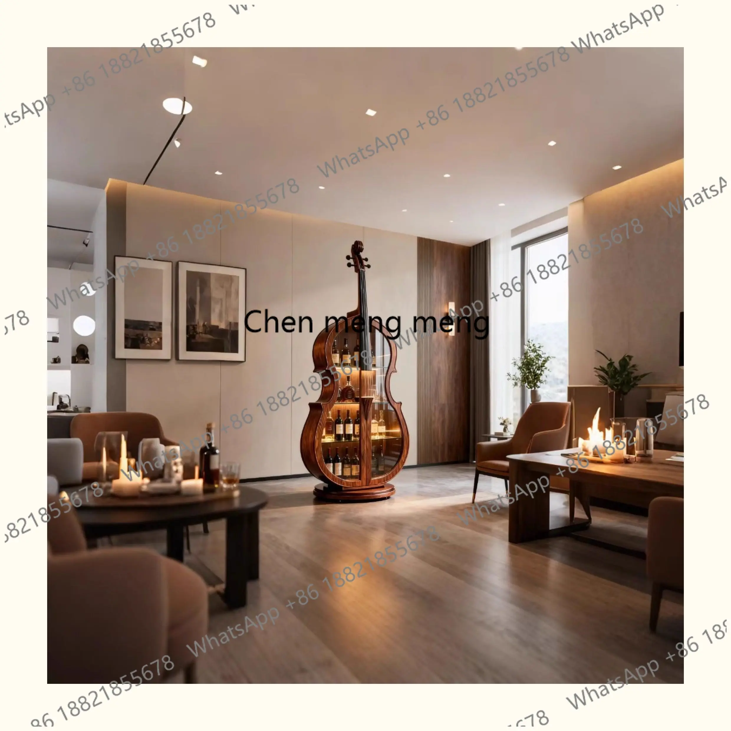 American Cello Wine Cabinet Di - Home Bar And Cabinet recension och pris