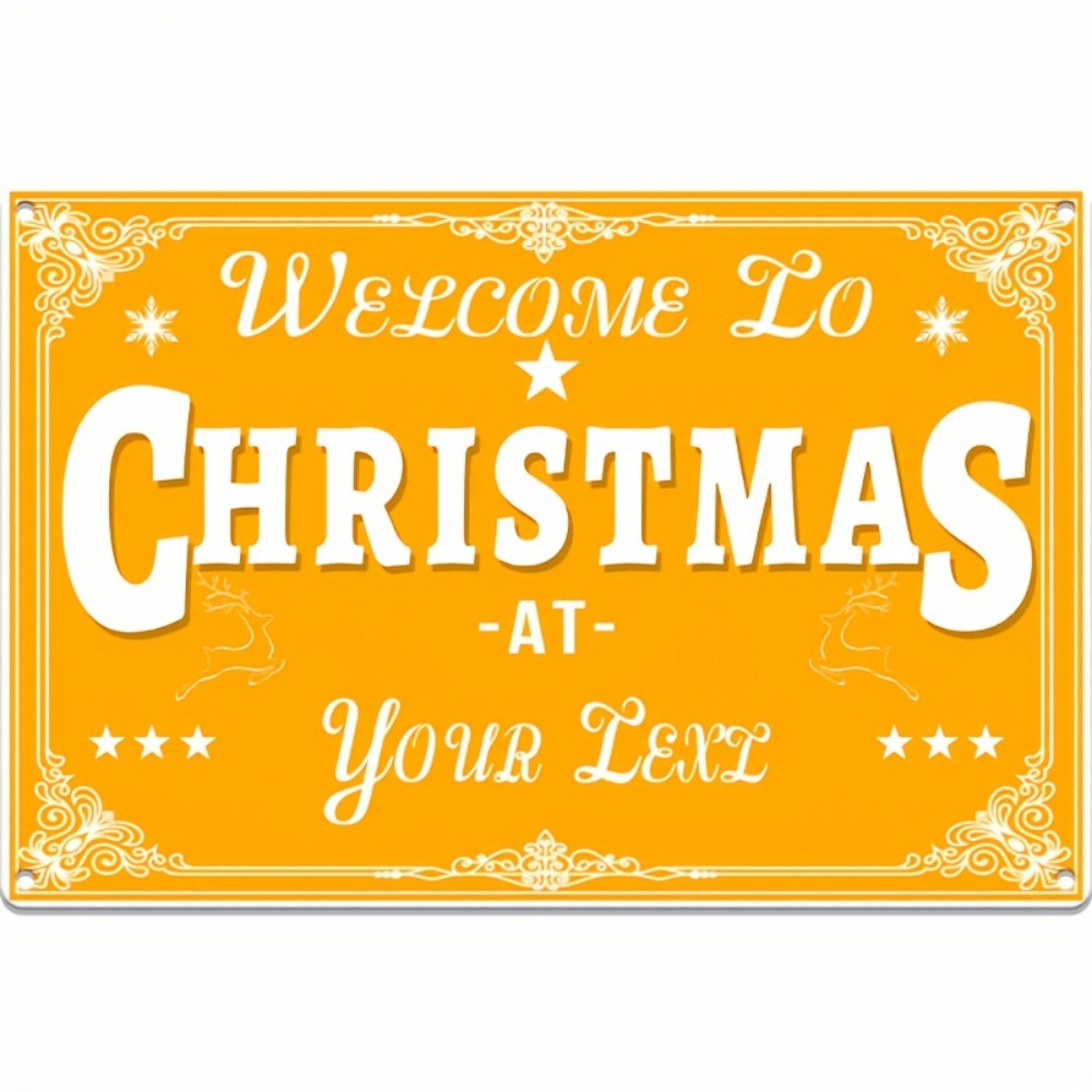 Custom 2D Flat Merry Christmas - Home Bar Signs recension och pris