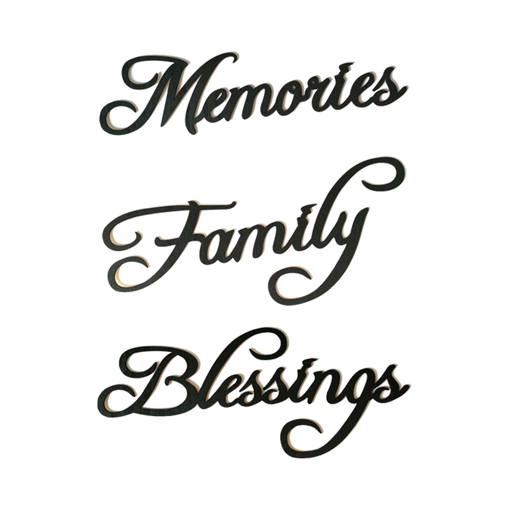 Family Memories Blessings Lett - Home Bar Word recension och pris
