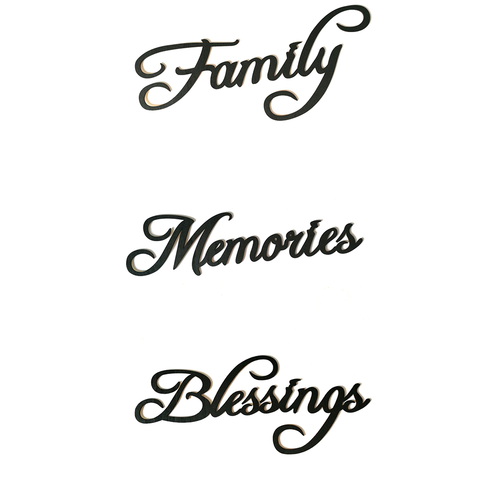 Family Memories Blessings Lett - Home Bar Word recension och pris