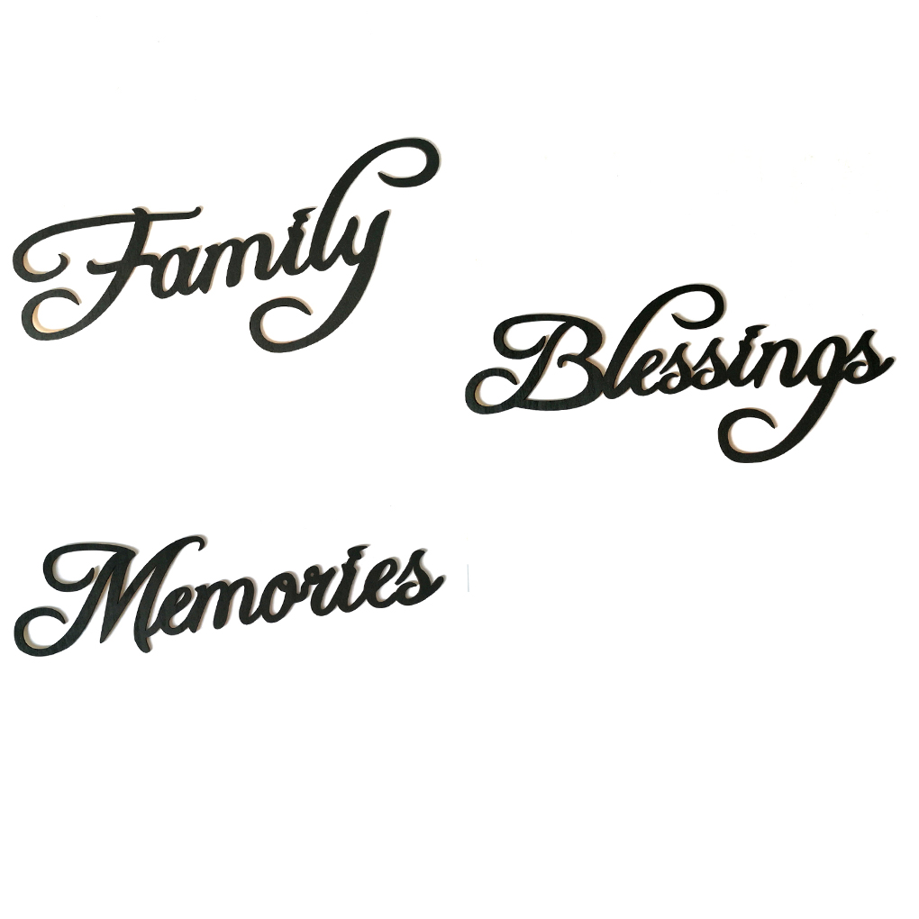 Family Memories Blessings Lett - Home Bar Word recension och pris