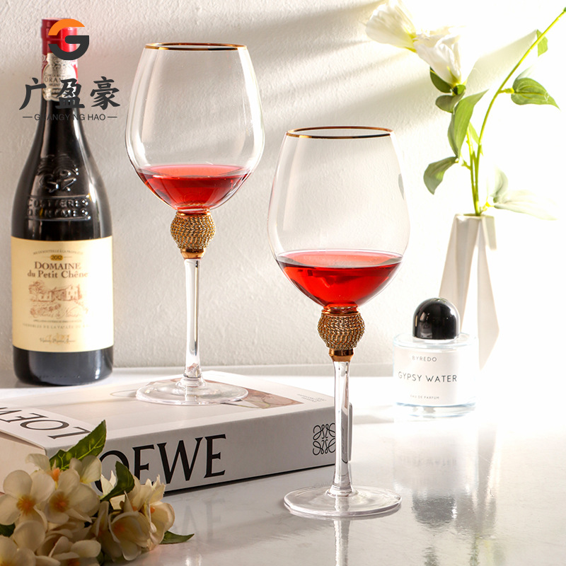Luxury Diamond Gold Rim Highba - Highball Glass Set recension och pris