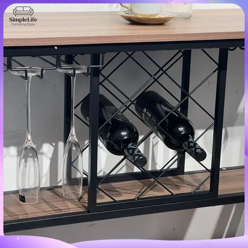 Multifunctional Kitchen Cart w - Home Bar Shelf recension och pris